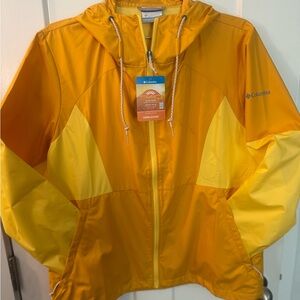 Columbia Golden Yellow Hooded Jacket